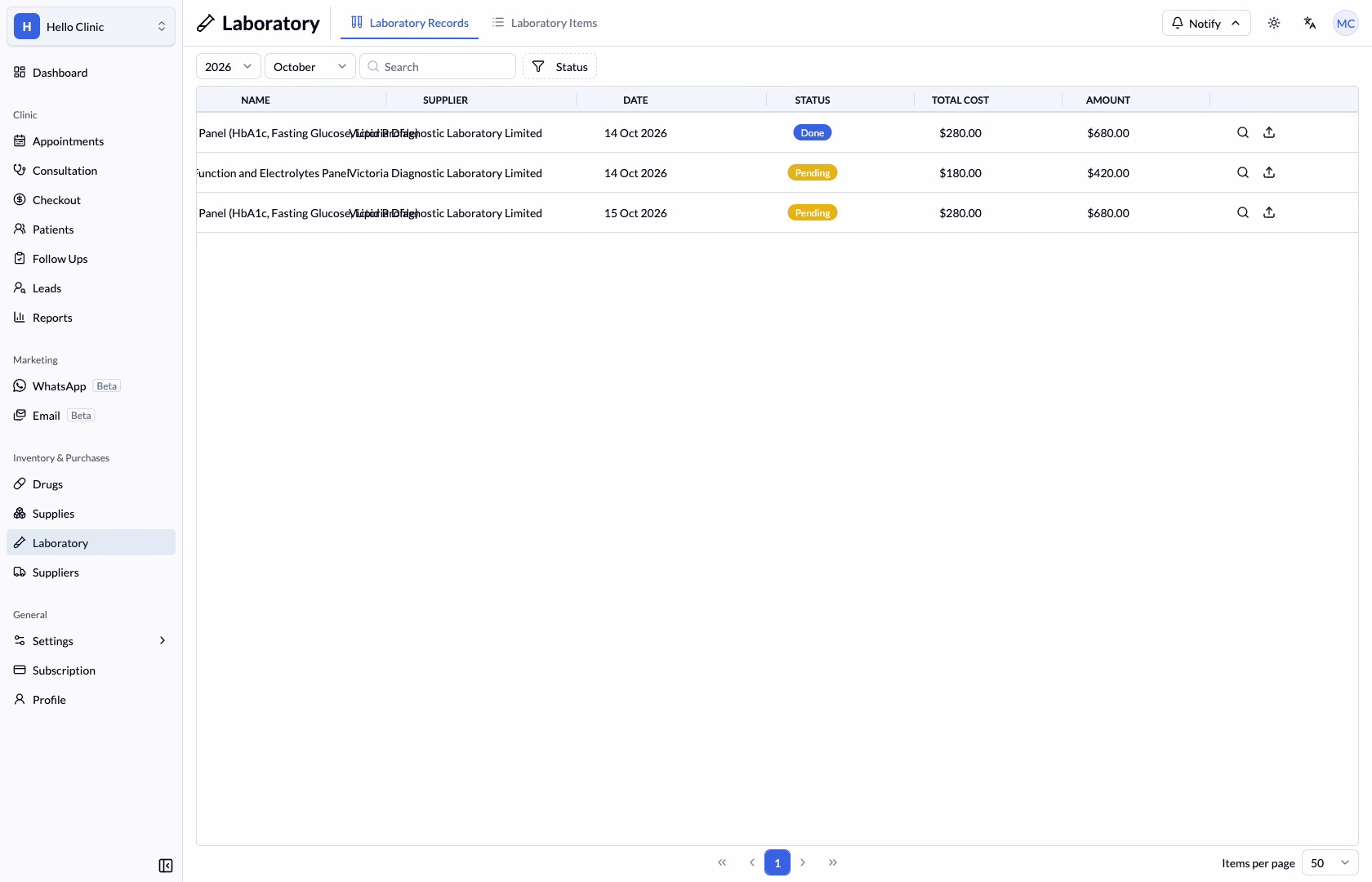 Step 1 — Use year, month and status to find a record. Check its source.